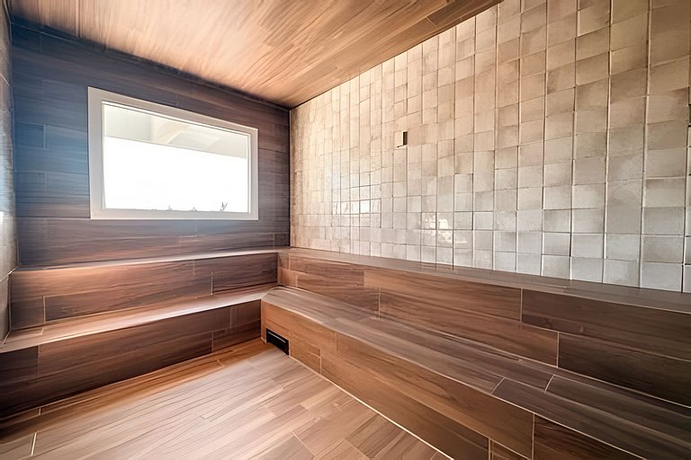 Garden com Churrasqueira em Condomínio com piscina