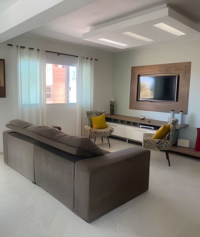 Casa Pé na Areia com duas suítes