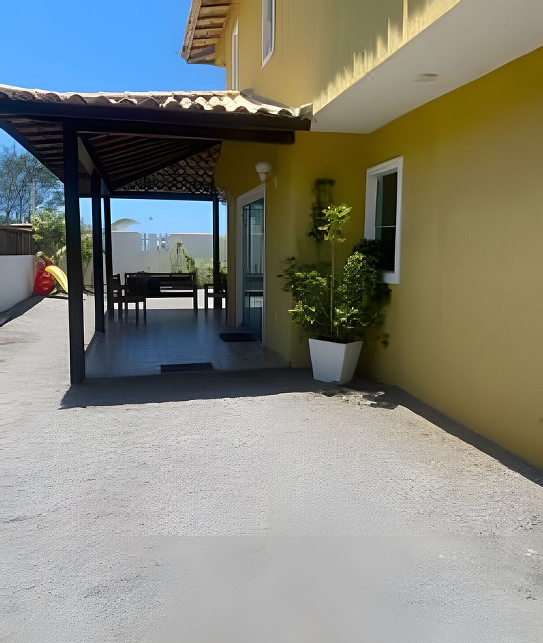 Casa Pé na Areia com duas suítes