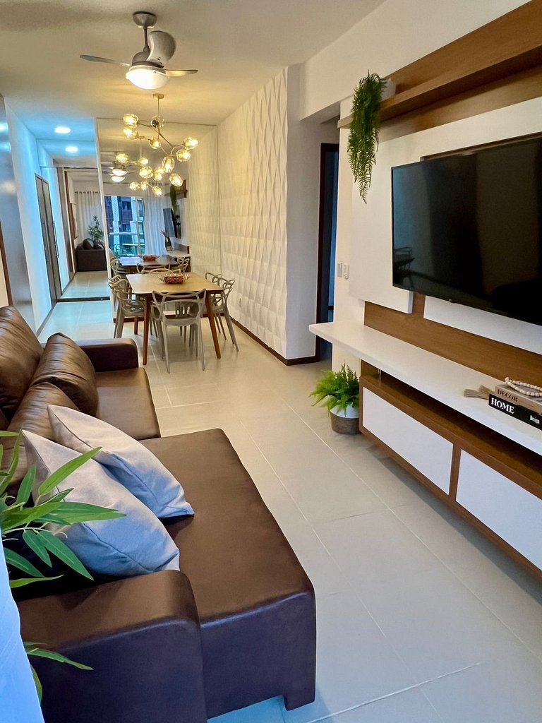 Elegante Apto 2 quartos na Rua Principal