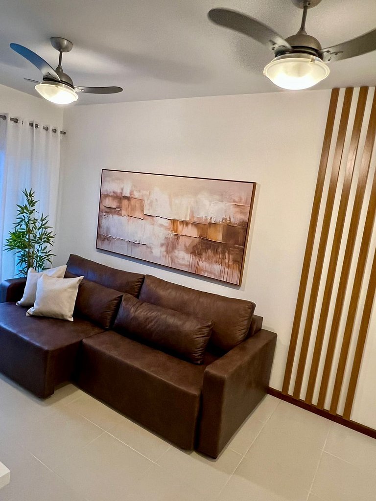 Elegante Apto 2 quartos na Rua Principal