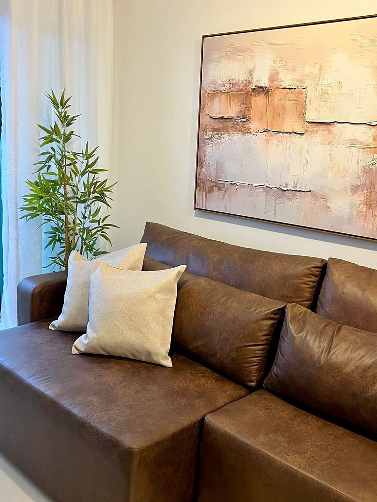 Elegante Apto 2 quartos na Rua Principal