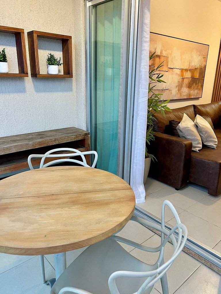 Elegante Apto 2 quartos na Rua Principal