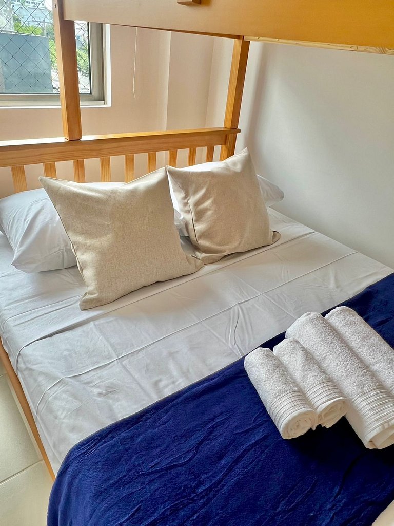 Elegante Apto 2 quartos na Rua Principal