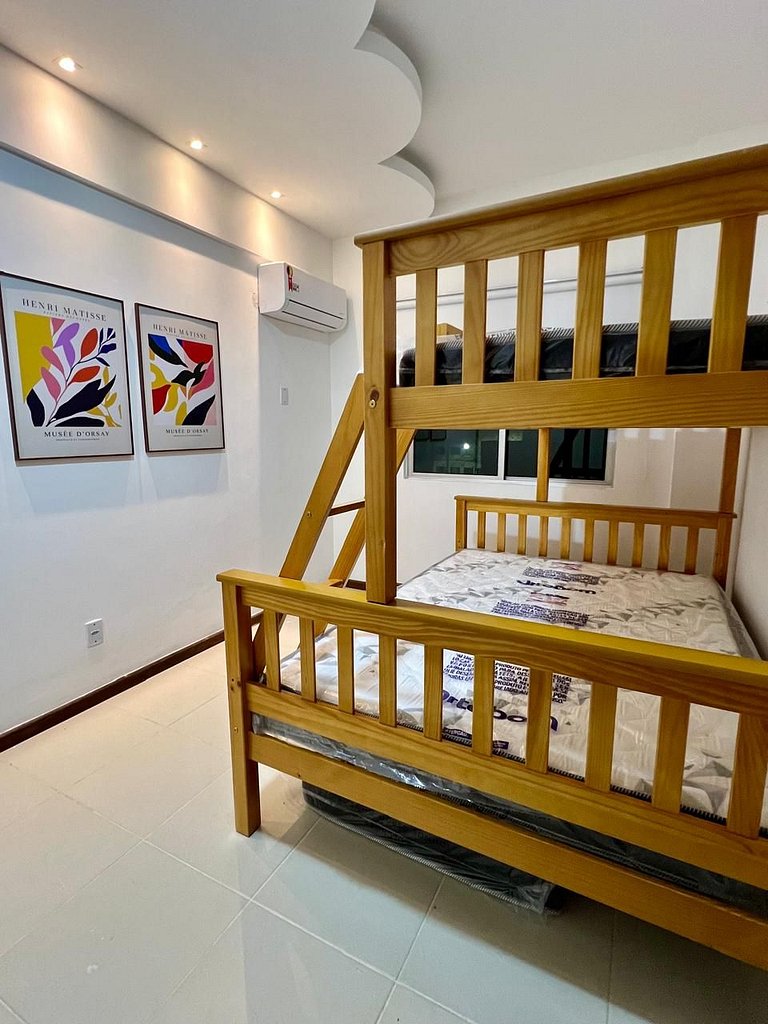 Elegante Apto 2 quartos na Rua Principal