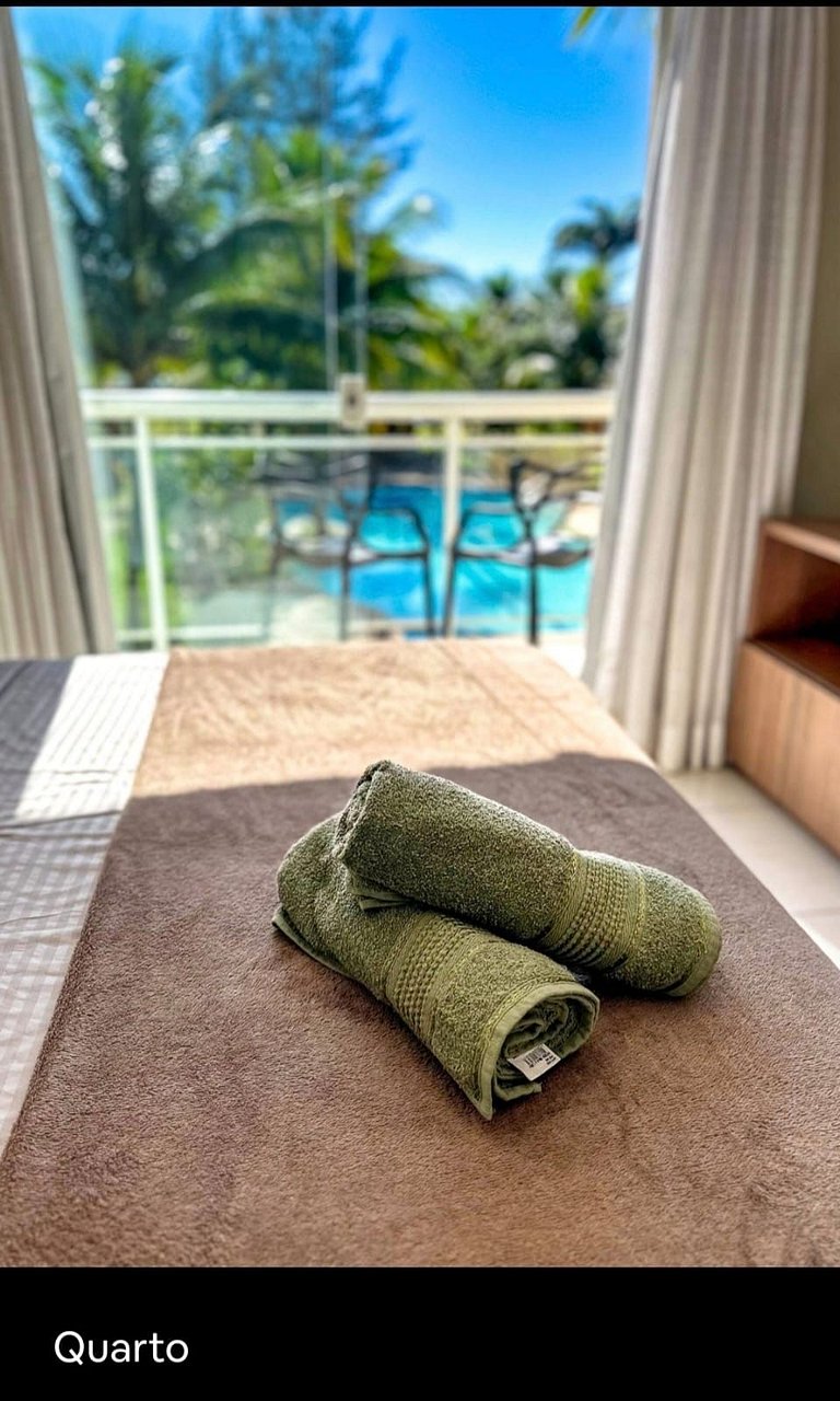 Amavel Casa em Cond. de frente para a Praia Rasa