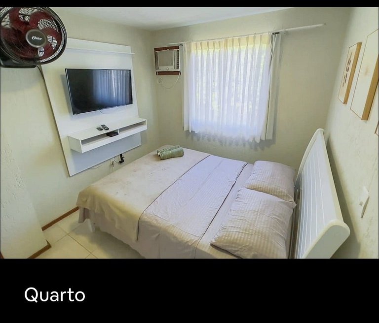 Amavel Casa em Cond. de frente para a Praia Rasa